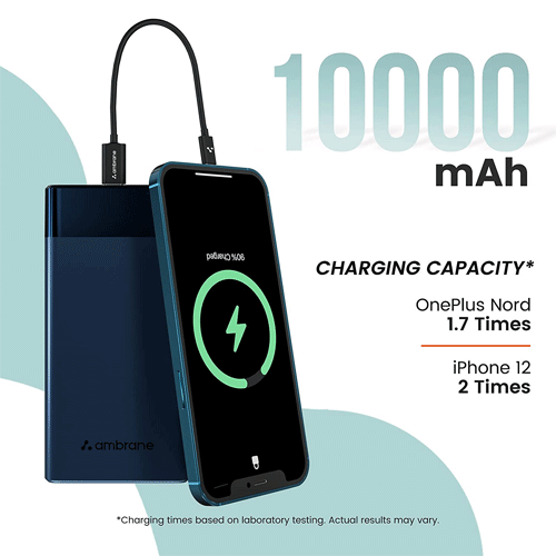 Ambrane Powerbank 10000 mAh